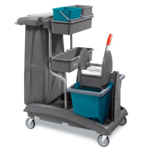 Επαγγελματικό πολυλειτουργικό καρότσι καθαρισμού HACCP