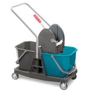 Καρότσι σφουγγαρίσματος διπλού κουβά